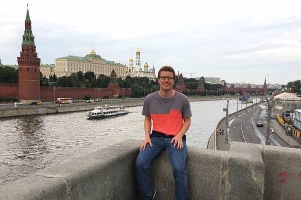 Nd Student Matt Wisneski During His Study Abroad In Russia